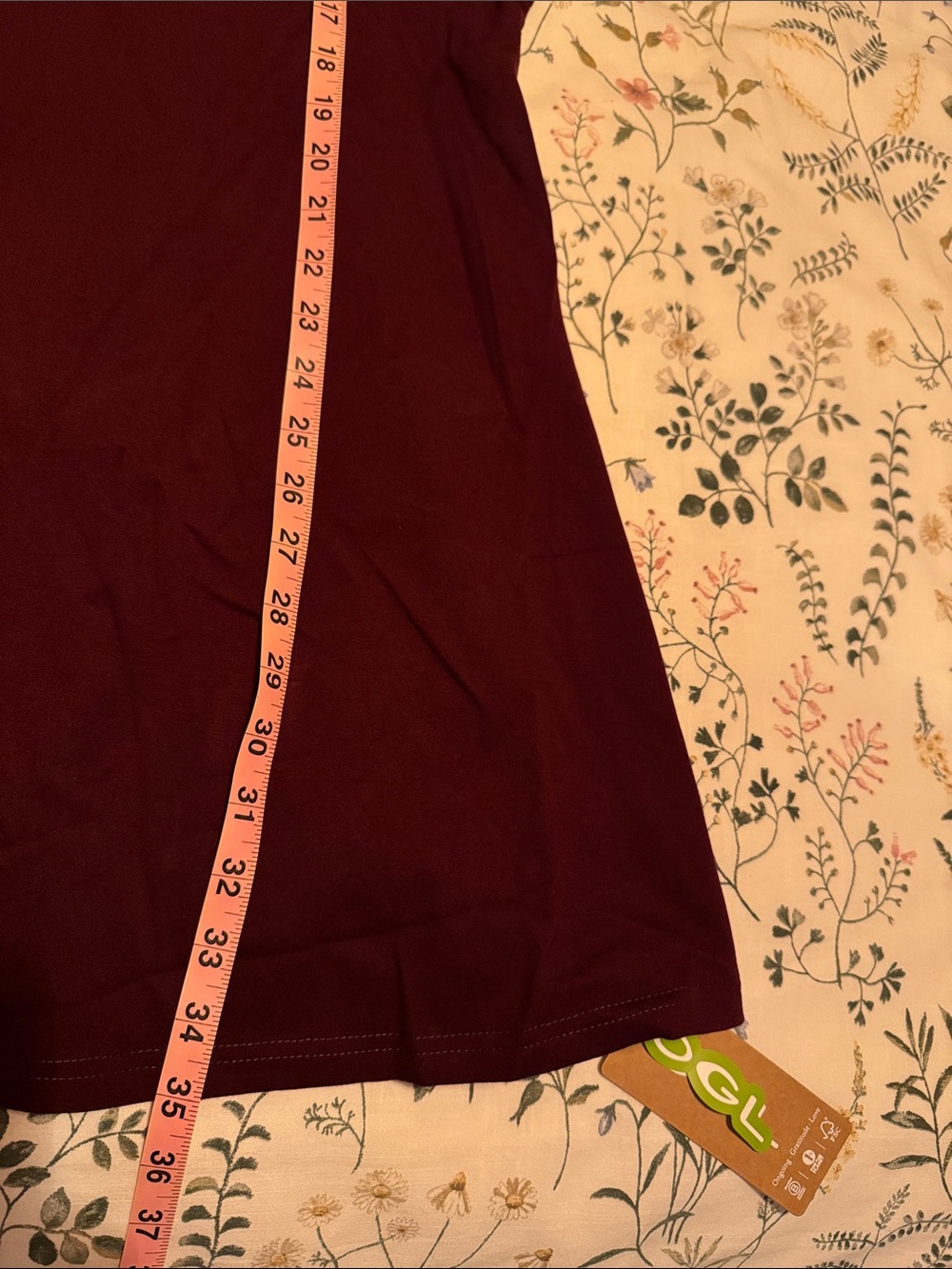 OGL Move NWT Classy Boatneck Fit-and-Flare Mini Bra Dress M Medium ruby red - Picture 7 of 8
